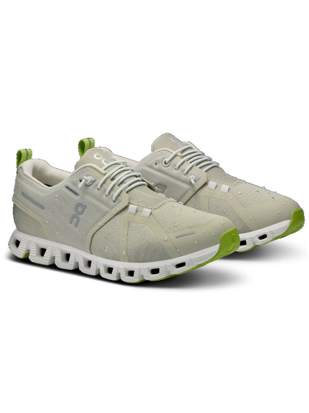 On Running Cloud Womens Cloud 5 Waterproof Sneakers | Women's Size 8  |Chalk Ice